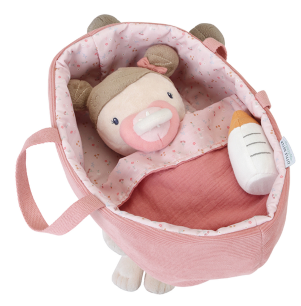 Babypuppe Rosa - Little Pink Flowers - Toys