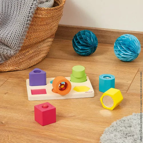 Puzzle 6 cubes sensoriels I wood (bois)