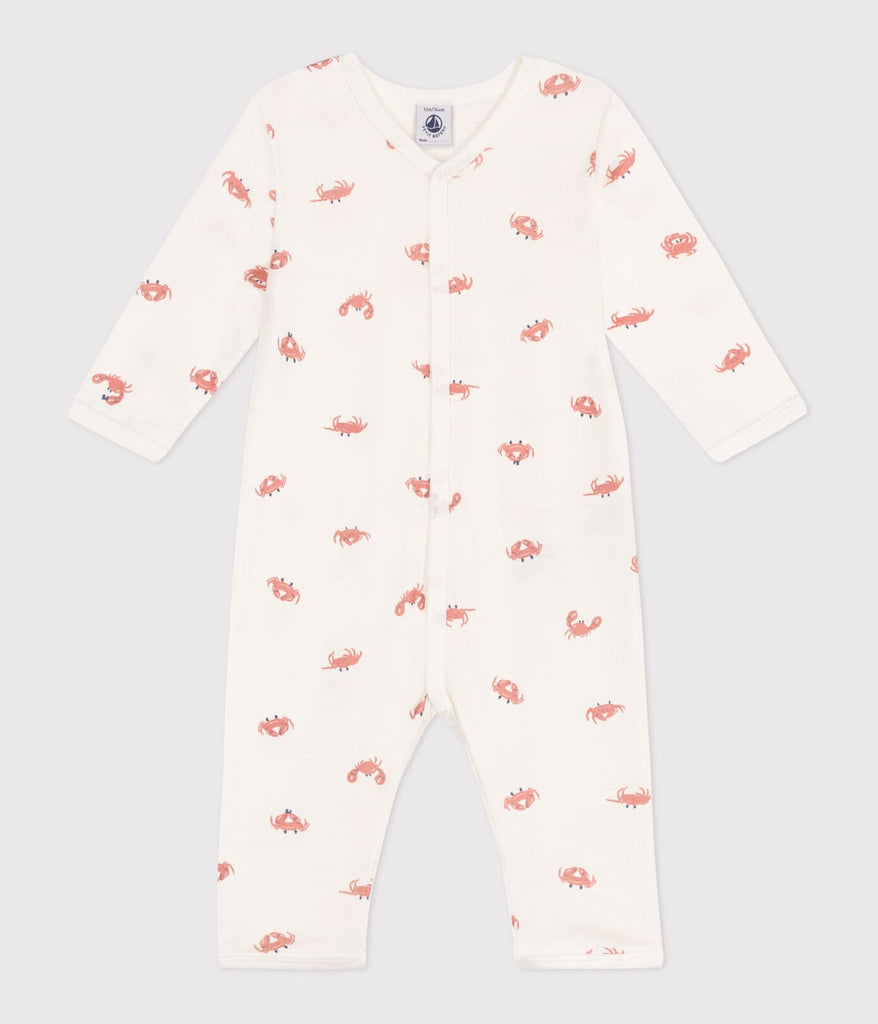 Pyjama bébé en coton sans pieds crabes (divers tailles)