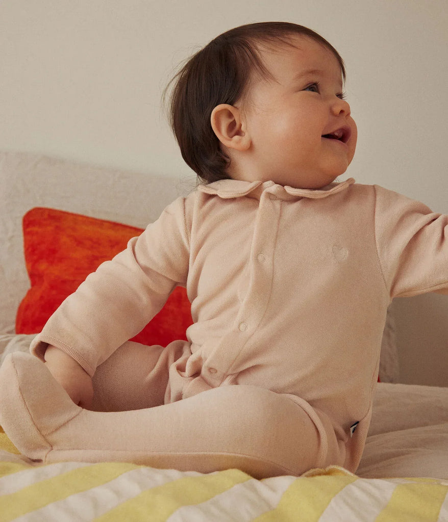 Pyjama en velours bébé