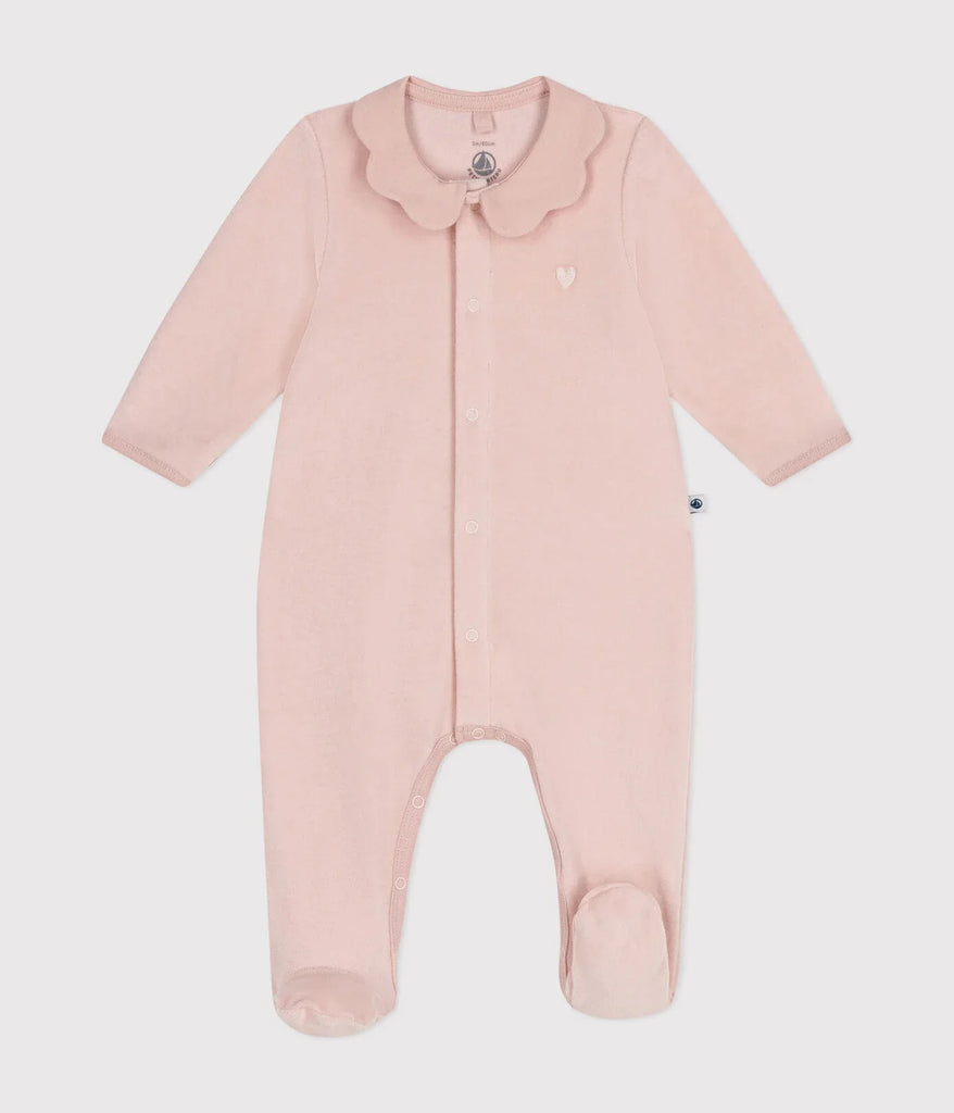 Pyjama en velours bébé