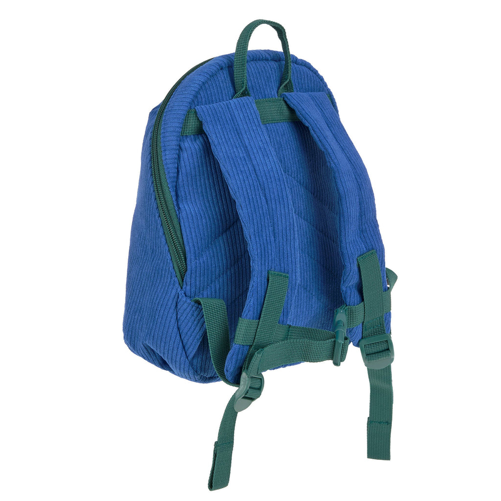 Cord Little Gang Smile blauer Rucksack – Babyreise