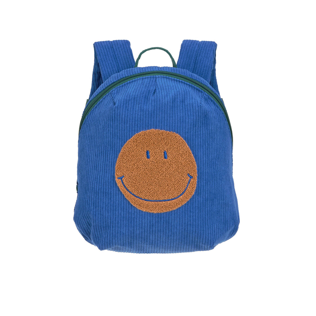 Cord Little Gang Smile blauer Rucksack – Babyreise