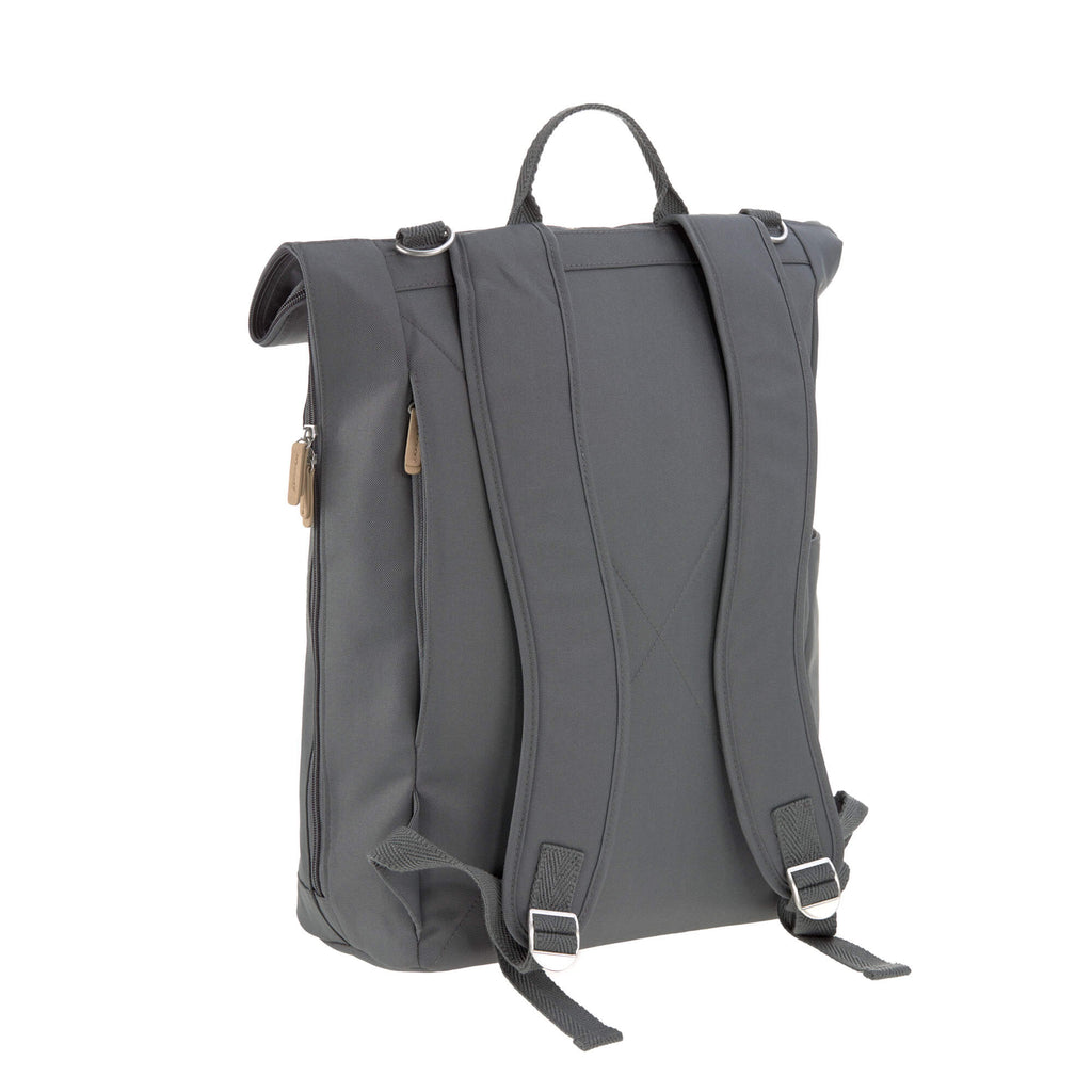 Sac à dos à langer Rolltop anthracite - Voyage bébé