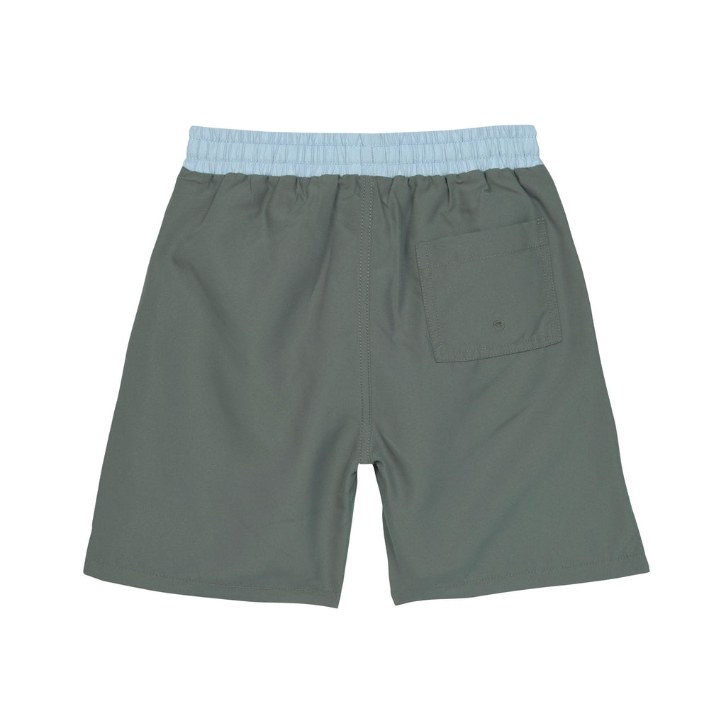 Baden Shorts Anti-UV Kinder dunkeloliv (Größen 104-116)