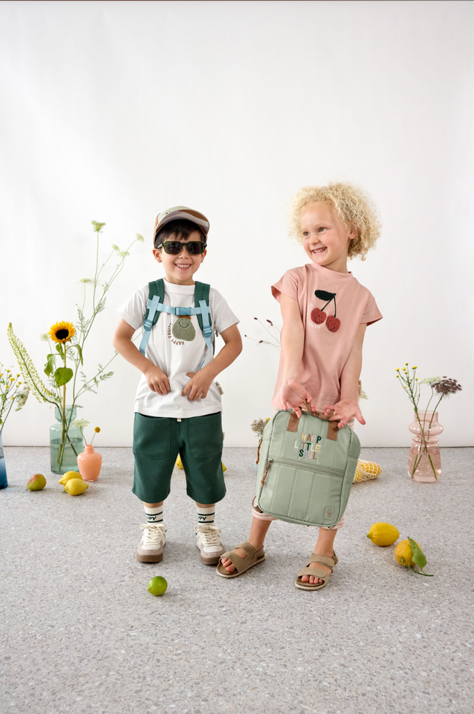 Jersey T-Shirt Cherry - Peach (verschiedene Größen 7Monate - 6Jahre)
