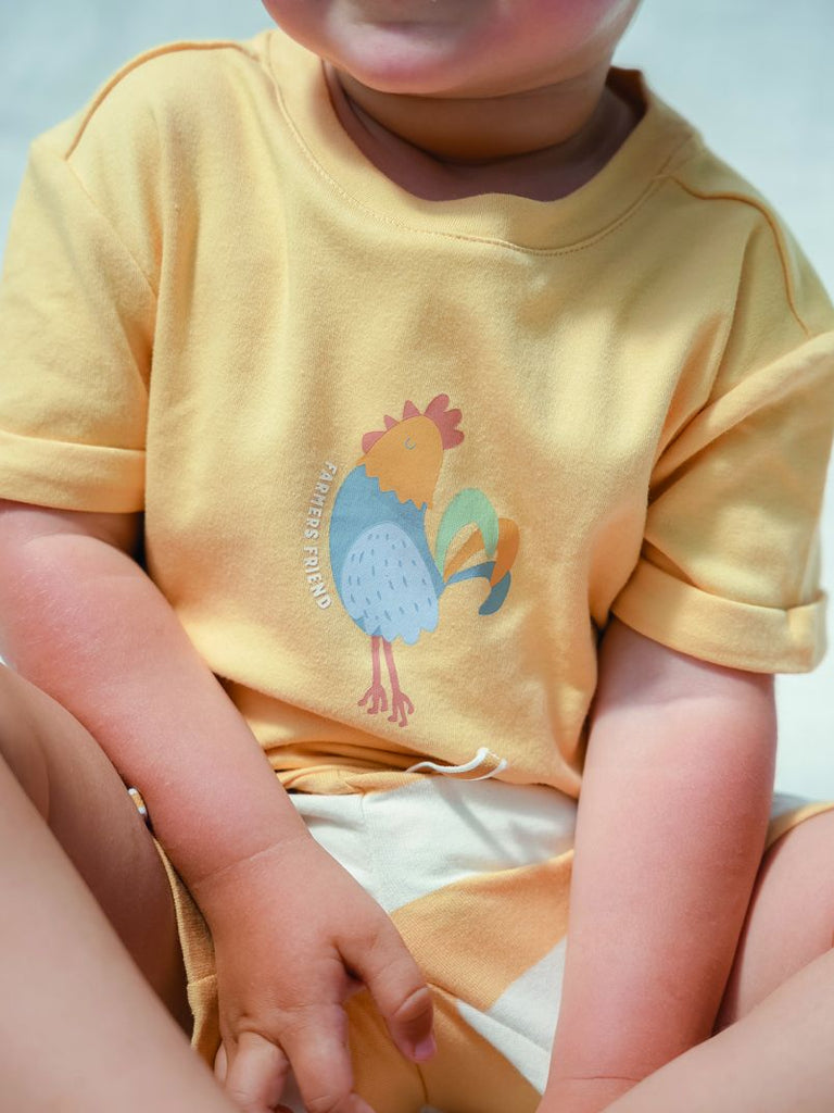 T-Shirt Little Farm 86 - Sunny Yellow - t-shirt