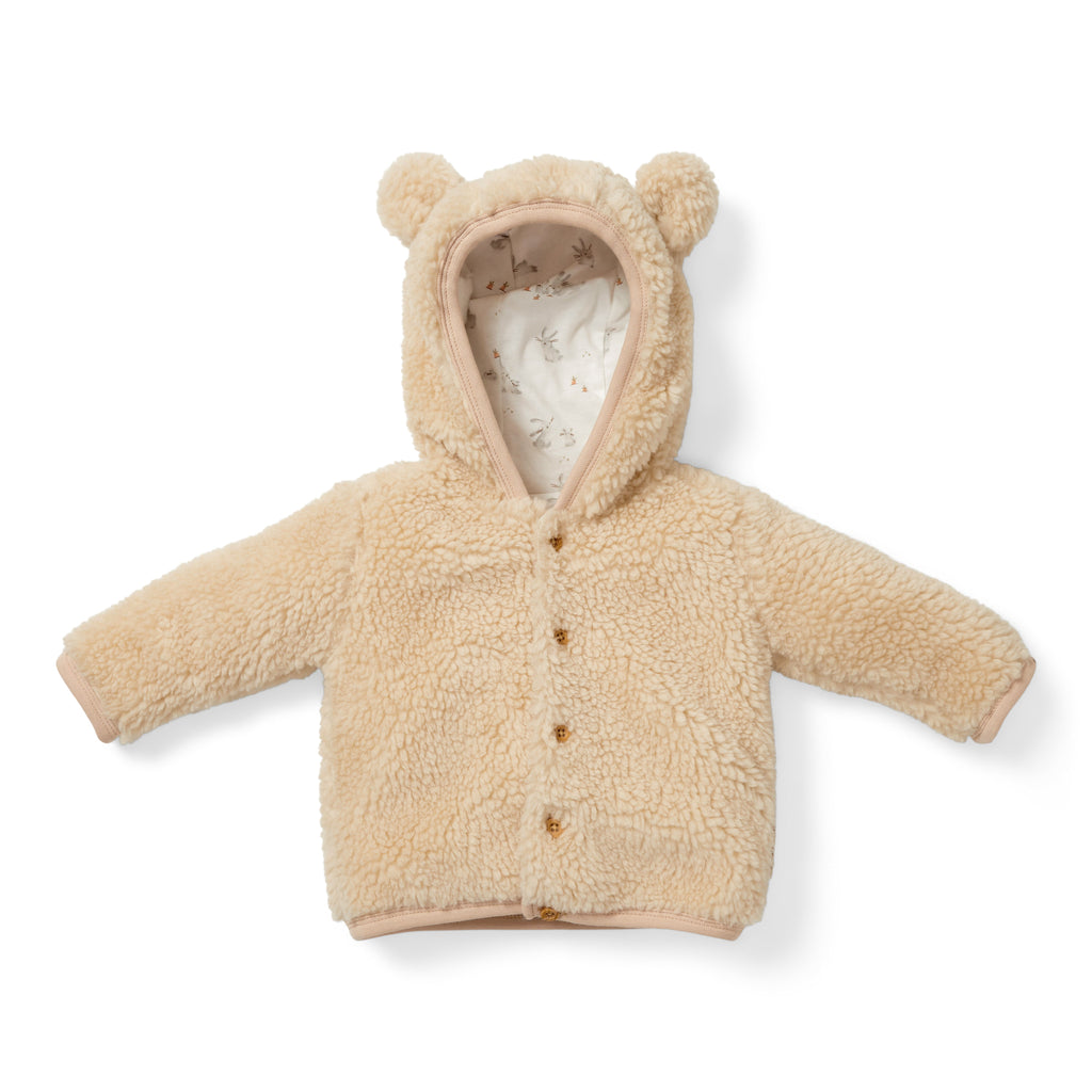 Teddyjacke Sand (Größen 50-74) - Jacke