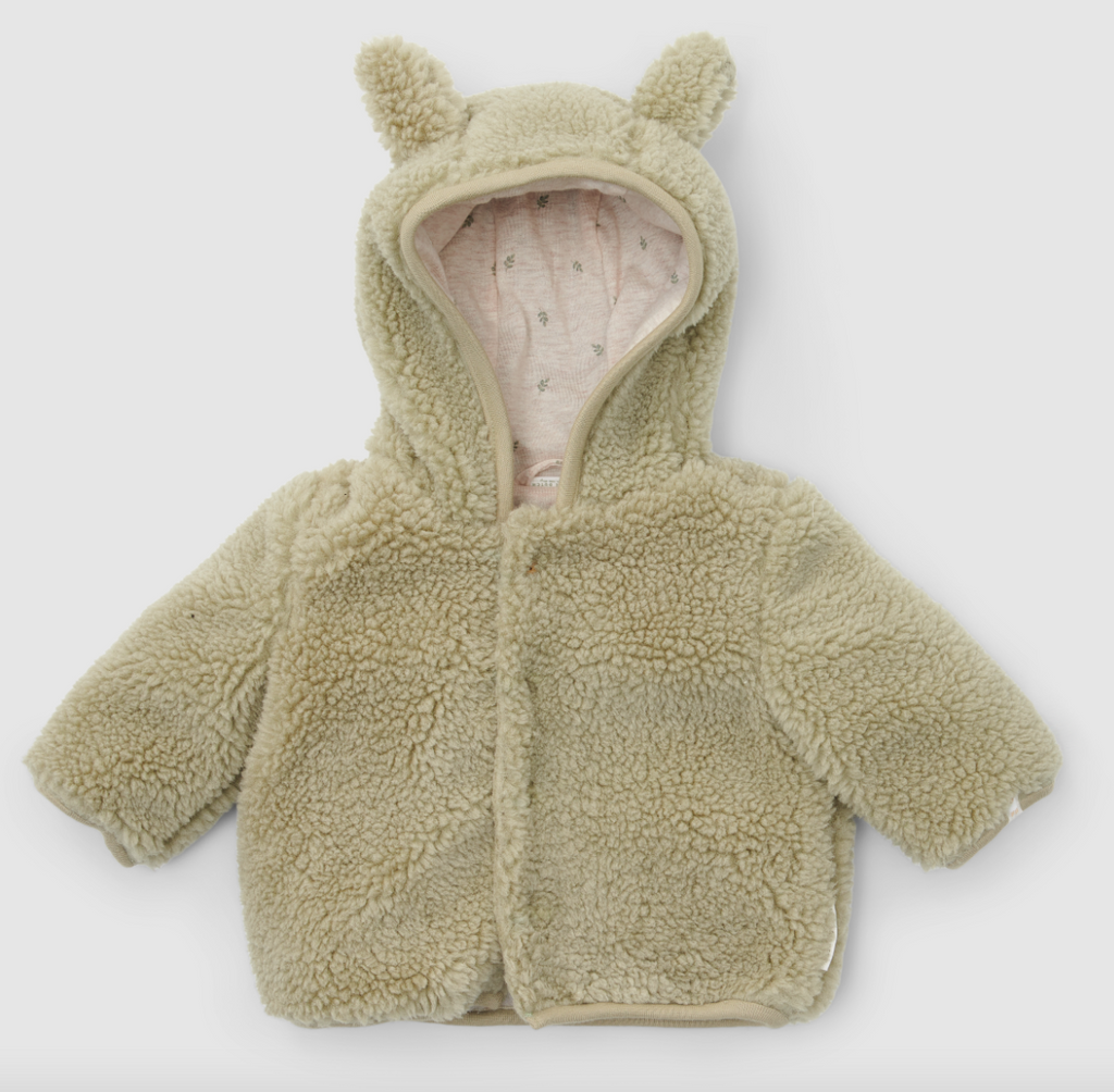 Teddyjacke Soft Green (Größen 50-74) - Jacke