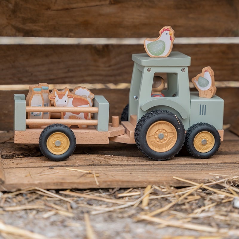 Tracteur avec remorque Little Farm - Toys