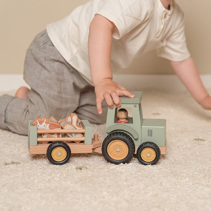 Tracteur avec remorque Little Farm - Toys